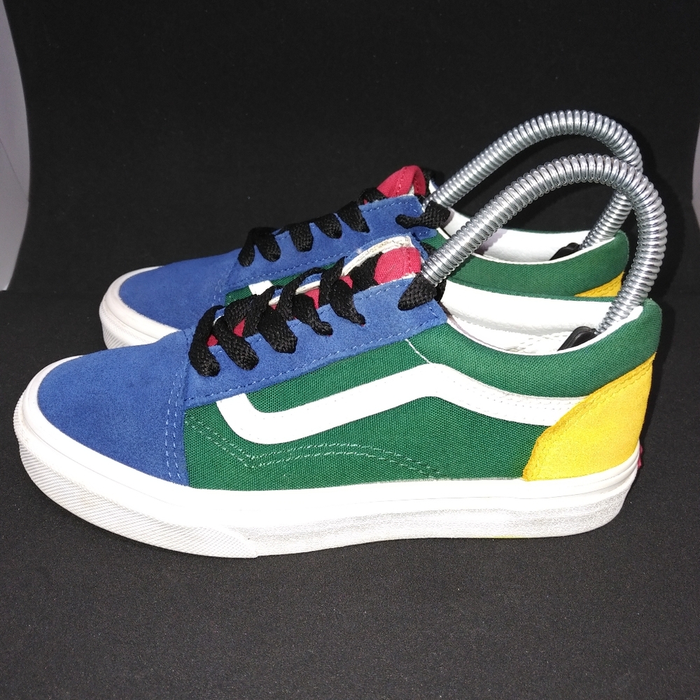 Van Off The Wall Multicolor Kids Skateboard Sneakers Size 3
